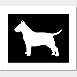 Bull Terrier Silhouette Posters and Art